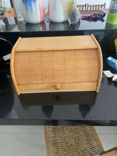 Porta pão em bambu