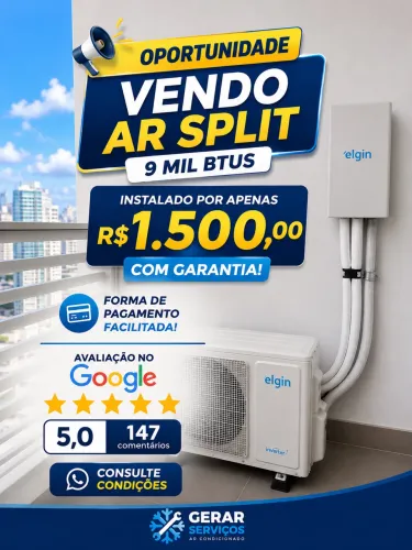 Ar condicionado Elgin 