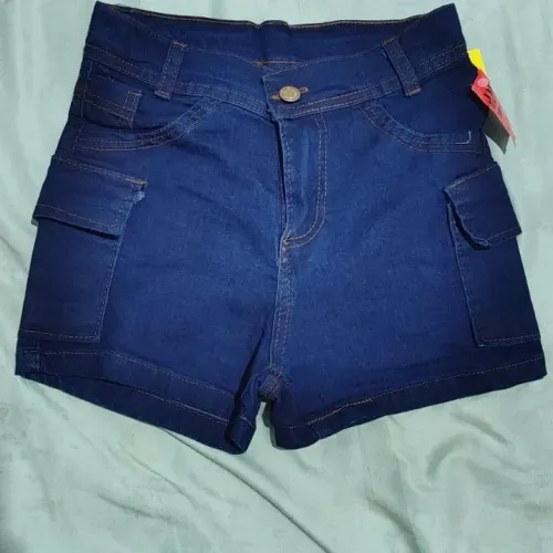 Short jeans cargo novo TAM 34 