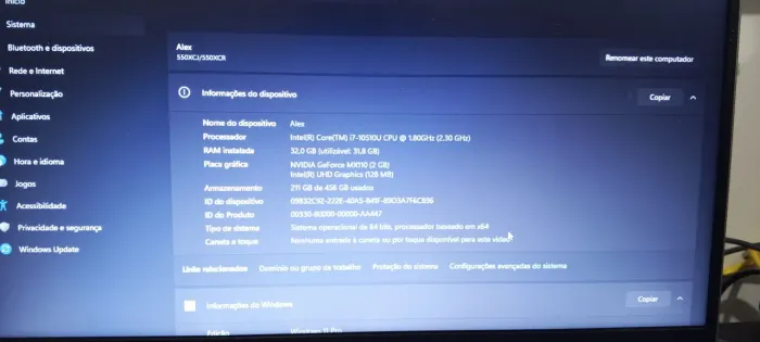 Notebook Samsung x50