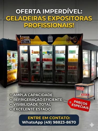 Freezer Expositor para comércio 