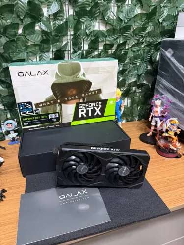 Placa de vídeo rtx3070 Rtx 3070 galax novinha com garantia