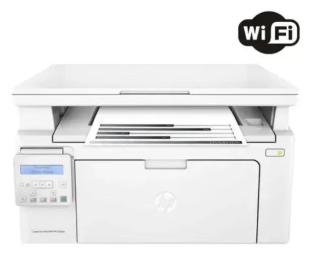 Impressora Multifuncional HP Laser M132NW monocromática, imprime, cópia e scaner