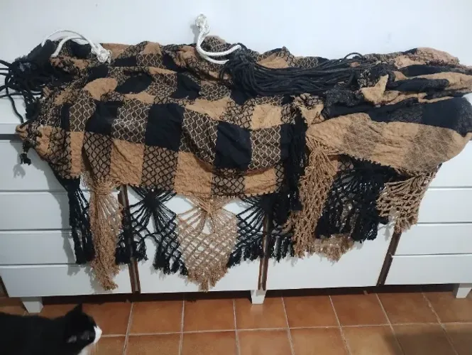 Rede de Descanso Casal 100% Algodão Reforçada