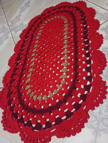 Tapetes de crochê 