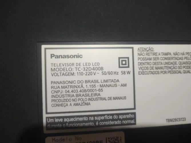 Tv Panasonic 32 polegadas