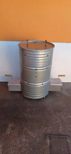 Churrasqueira tambor costelao Galvanizado 200lt