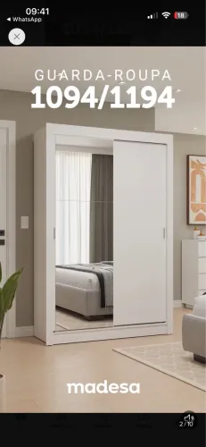 Guarda roupa solteiro - Lacrado na Caixa