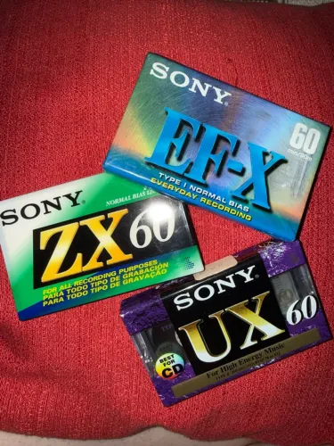 Fitas Cassete sony efx zx ux 60