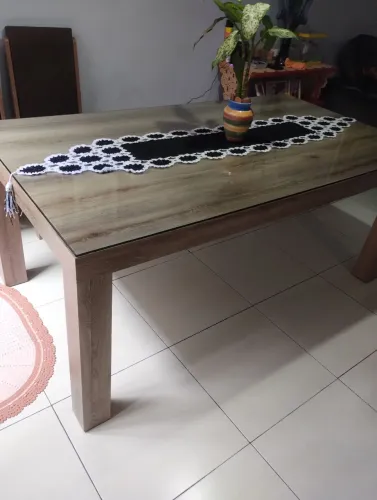 Mesa jantar 8 lugares (MDF)