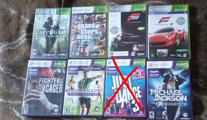 Lote Jogos Xbox 360