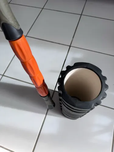 Rolo Massagem Foam Roller + Bastão De Massagem Odin Fit