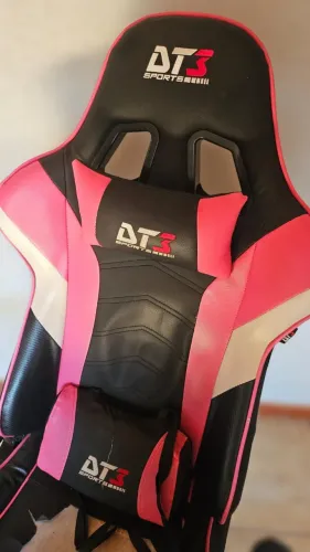 Cadeira Gamer Rosa DT3 Elise - Para Reforma/Reaproveitar