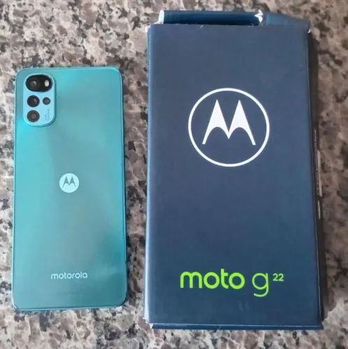 Celular Motorola G22 Azul