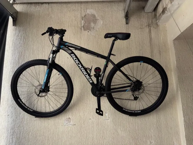 Bicicleta Mountain Bike Rockrider ST 120 Preta - Tamanho L (G) - Aro 29