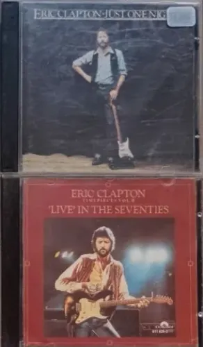 Dois cds do Eric Clapton (um duplo) 