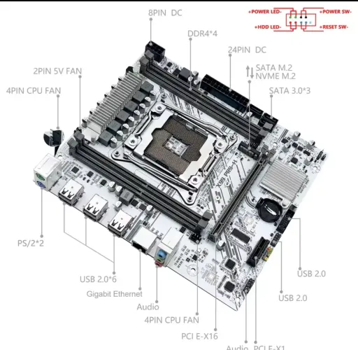 Kit X99 PR9-H + Xeon E5-2650 v4 | Funcionando Perfeitamente