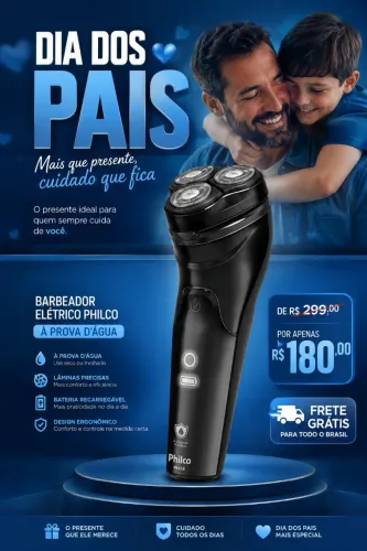 Barbeador Elétrico Philco PBA08