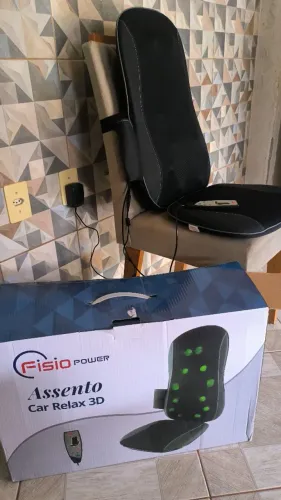 Cadeira de Massagem Fisio Power Car Relax 3D ? Sem Avarias!