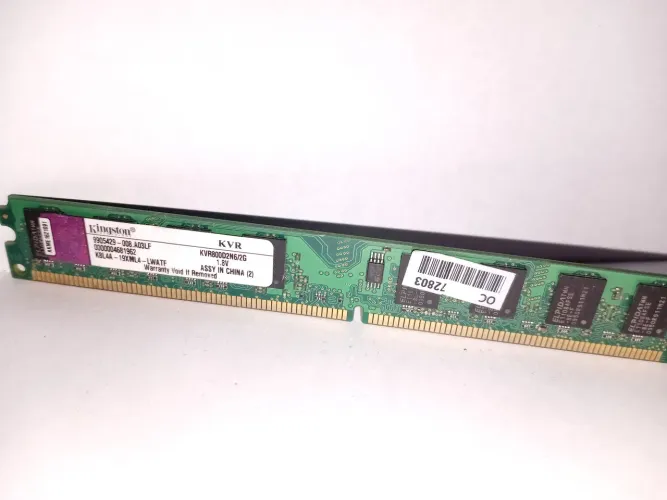 Memoria Ram PC2 DDR2 2GB KVR800 Kingston