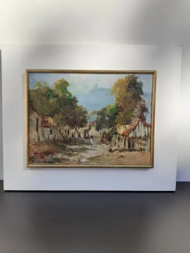 Pintura em óleo sobre tela