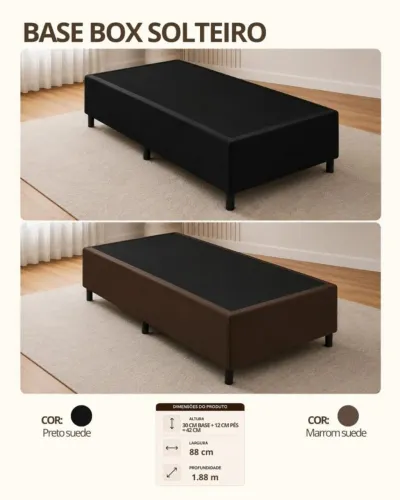 Base para colchão solteiro