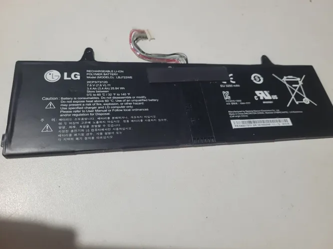 Bateria Original Notebook LG LBJ722WE (7.6V / 3400mAh)