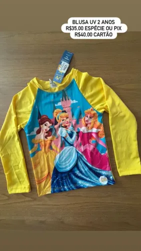Blusa UV infantil 