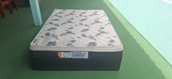 Cama Box Conjugado Casal em Molas Elegance 138x188X46cm - Gazin
