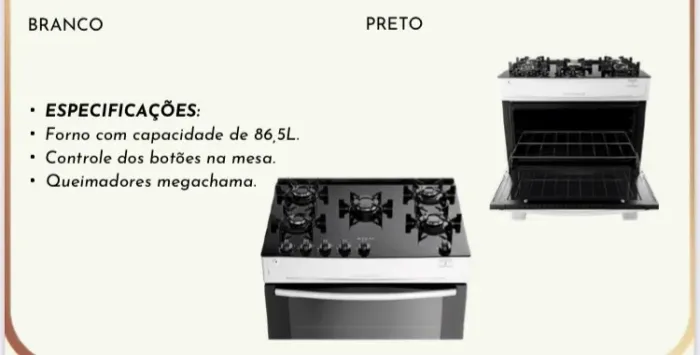 Fogão com forno