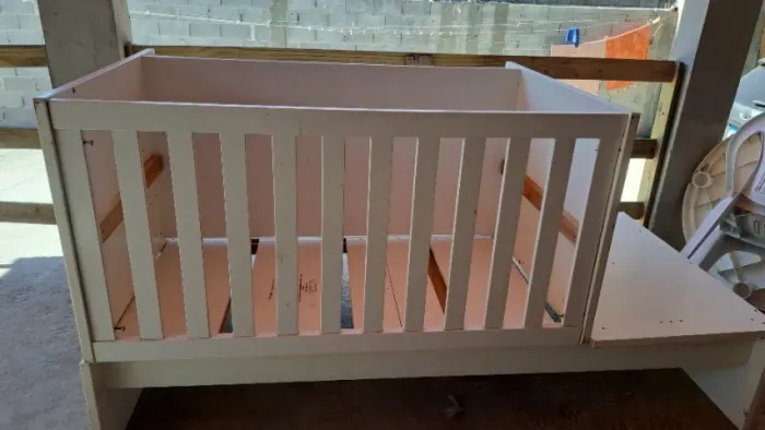 Berço que vira cama de Solteiro
