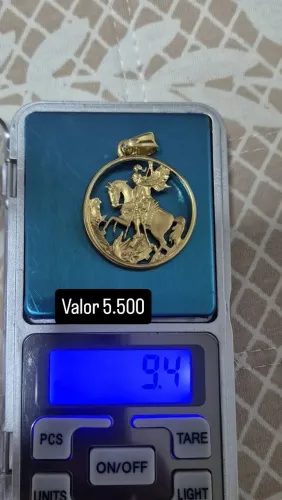 Pirgente ouro 18 maciço