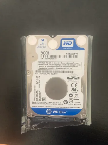 Hd Notebook 2.5 500gb - Western Digital Cor BlueHd Notebook