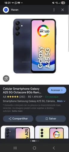 Celular A 25