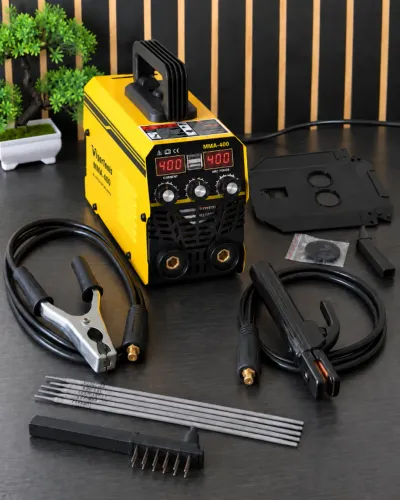 Máquina de Solda Inversora MMA-400 Digital com Acessórios