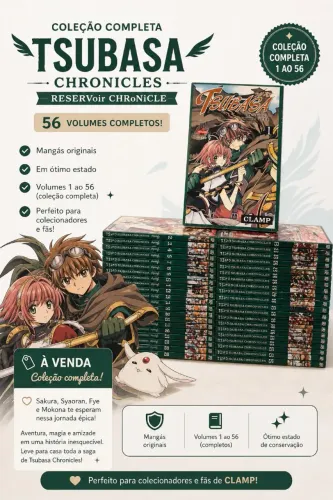 Mangás Tsubasa Reservoir Chronicles - Coleção Completa (1 a 56)