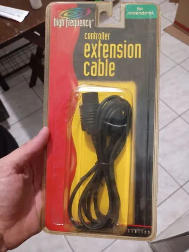LOTE COM 10 CABOS EXTENSORES PARA NINTENDO 64 - NOVOS - QUEIMA DE ESTOQUE