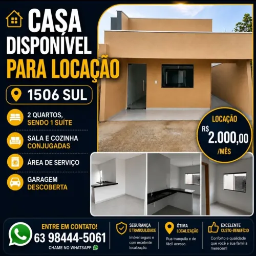 Alugo casa 2/4