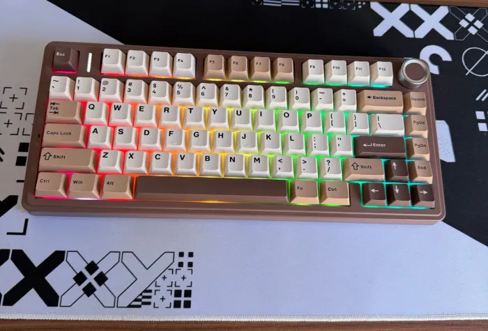 Teclado Mecânico Sem Fio AULA F75 NOVO COM NF