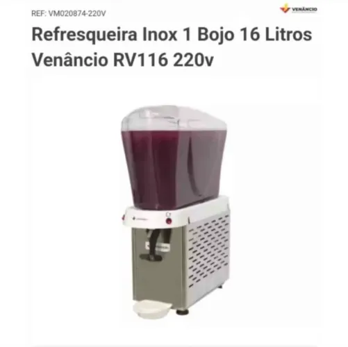 Refresquera Venâncio 16L 1 Cuba