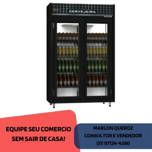 Cervejeira 2 Portas Polo Frio com LED