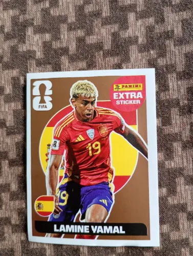 Figurinha extra sticker Bronze Lamine Yamal