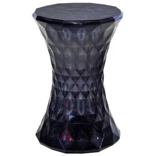Pufe Stone Diamond Fume - 0,30 diâmetro x 0,45h