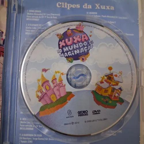 DVD Xuxa no Mundo da Imaginação com encarte