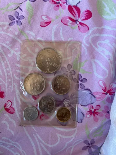Coleção de moedas antigas da Espanha - Copa do Mundo 1982 (Pesetas)