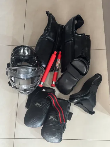 Kit infantil de proteção taekwondo 