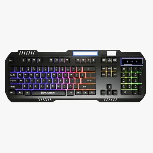 TECLADO GAMING USB HOOPSON MJ60 COM RETRO ILUMINAÇÃO