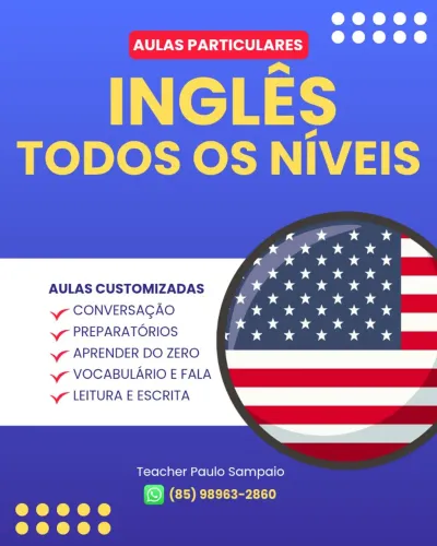 Aulas Particulares de Inglês (Online)