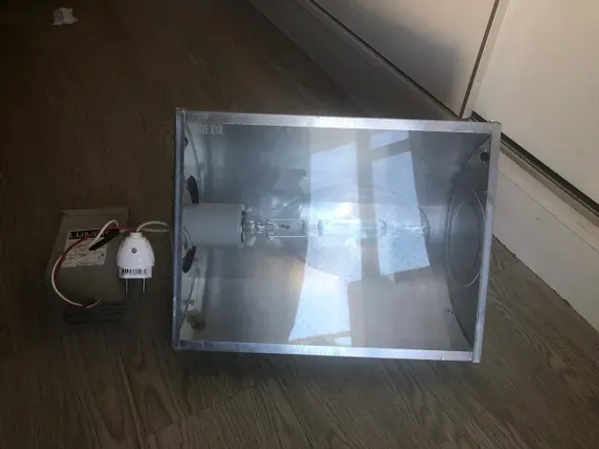 Kit Refletor + Reator HQL 400W 220v (sem a lâmpada)
