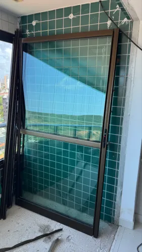 Portas de correr de vidro